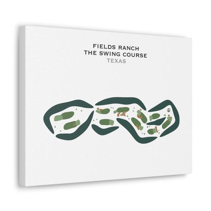 Fields Ranch - The Swing Course, Texas - Printed Golf Courses