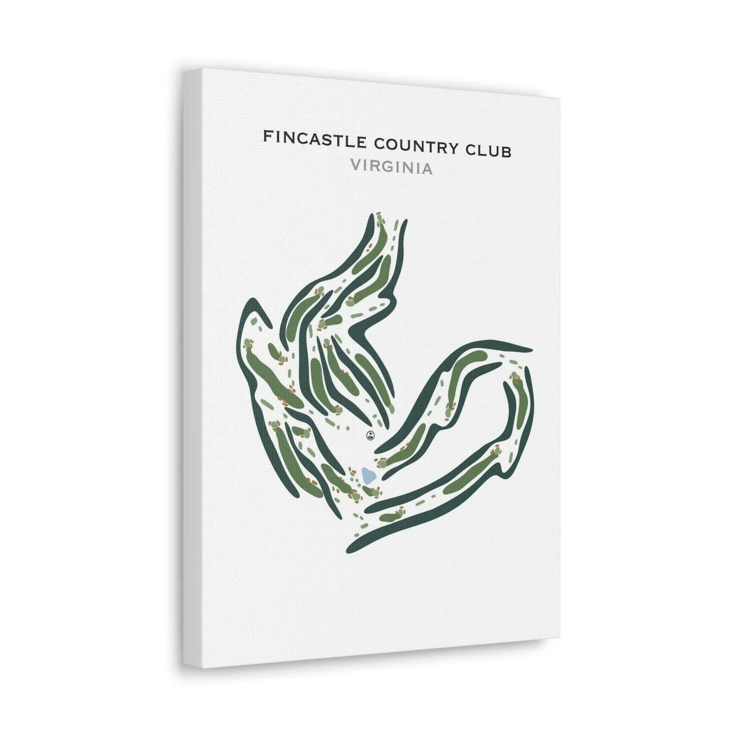 Fincastle Country Club, Virginia - Printed Golf Courses