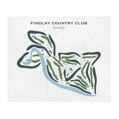 Findlay Country Club, Ohio - Printed Golf Courses
