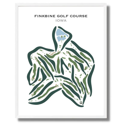 Finkbine Golf Course, Iowa - Printed Golf Courses