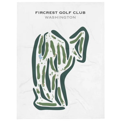 Fircrest Golf Club, Washington - Printed Golf Courses