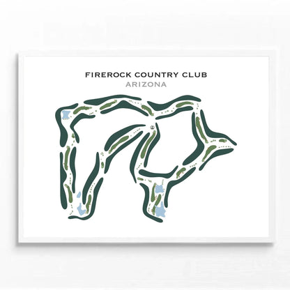 FireRock Country Club, Arizona - Printed Golf Course
