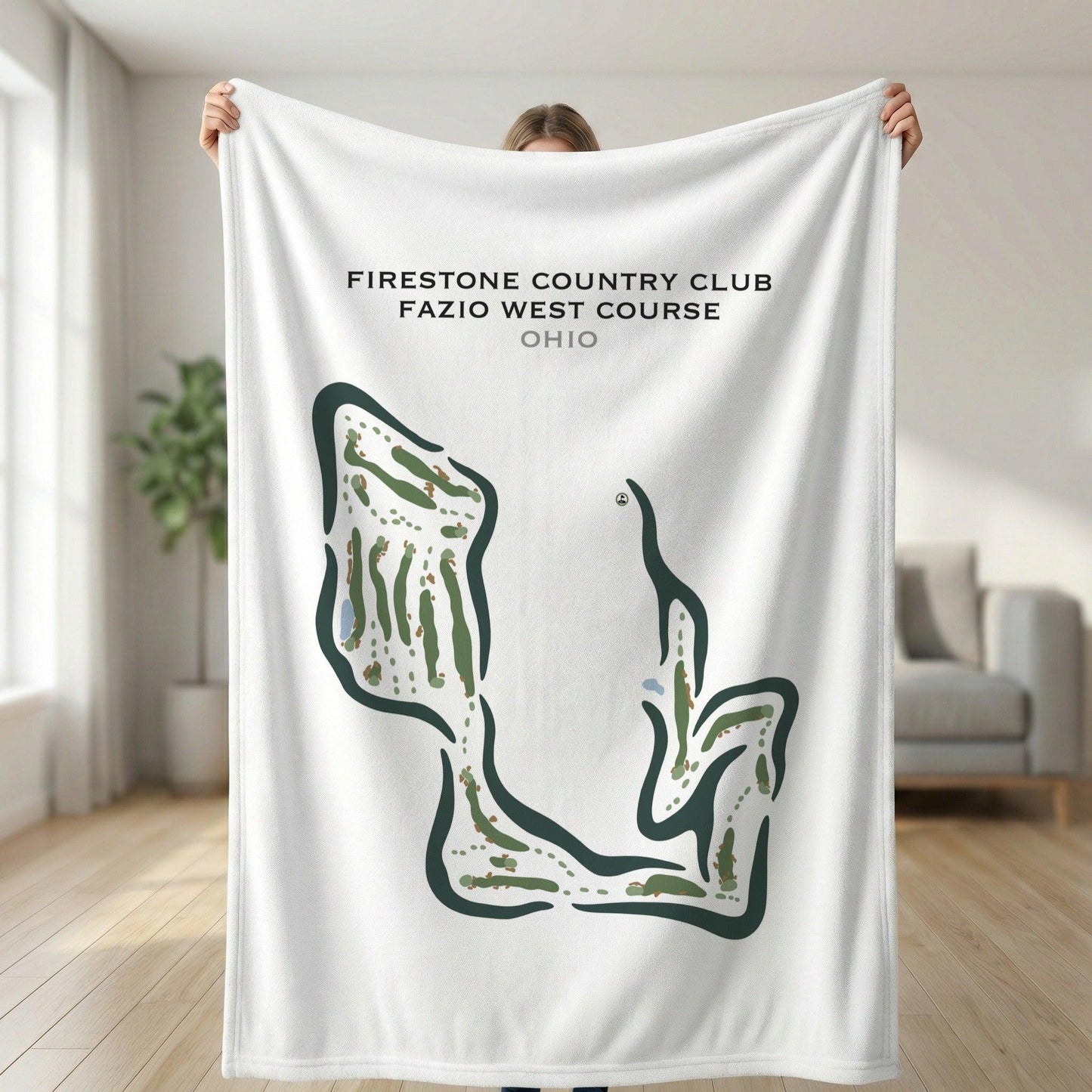 Firestone Country Club, Ohio - Printed Golf Courses