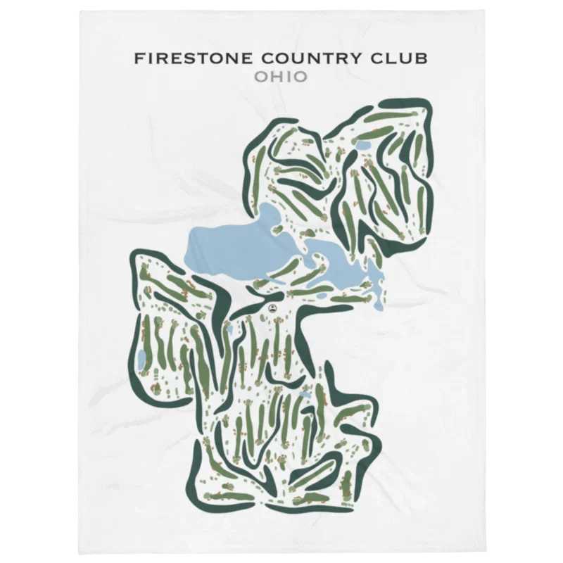 Firestone Country Club, Ohio - Printed Golf Courses