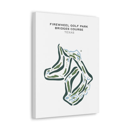 Firewheel Golf Park - Bridges Course, Texas - Printed Golf Courses