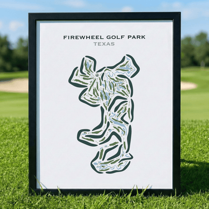 Firewheel Golf Park, Texas - Printed Golf Course