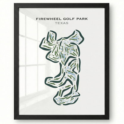 Firewheel Golf Park, Texas - Printed Golf Course