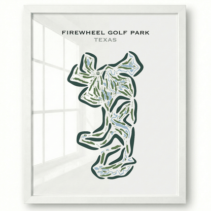 Firewheel Golf Park, Texas - Printed Golf Course