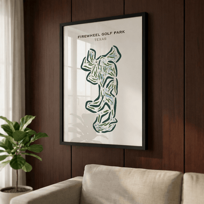Firewheel Golf Park, Texas - Printed Golf Course