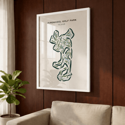 Firewheel Golf Park, Texas - Printed Golf Course