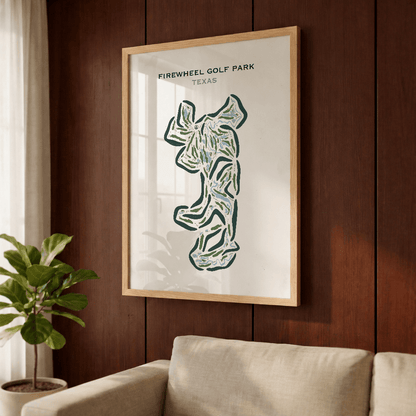 Firewheel Golf Park, Texas - Printed Golf Course