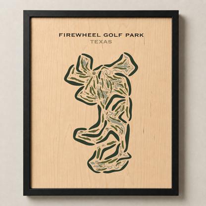Firewheel Golf Park, Texas - Printed Golf Course