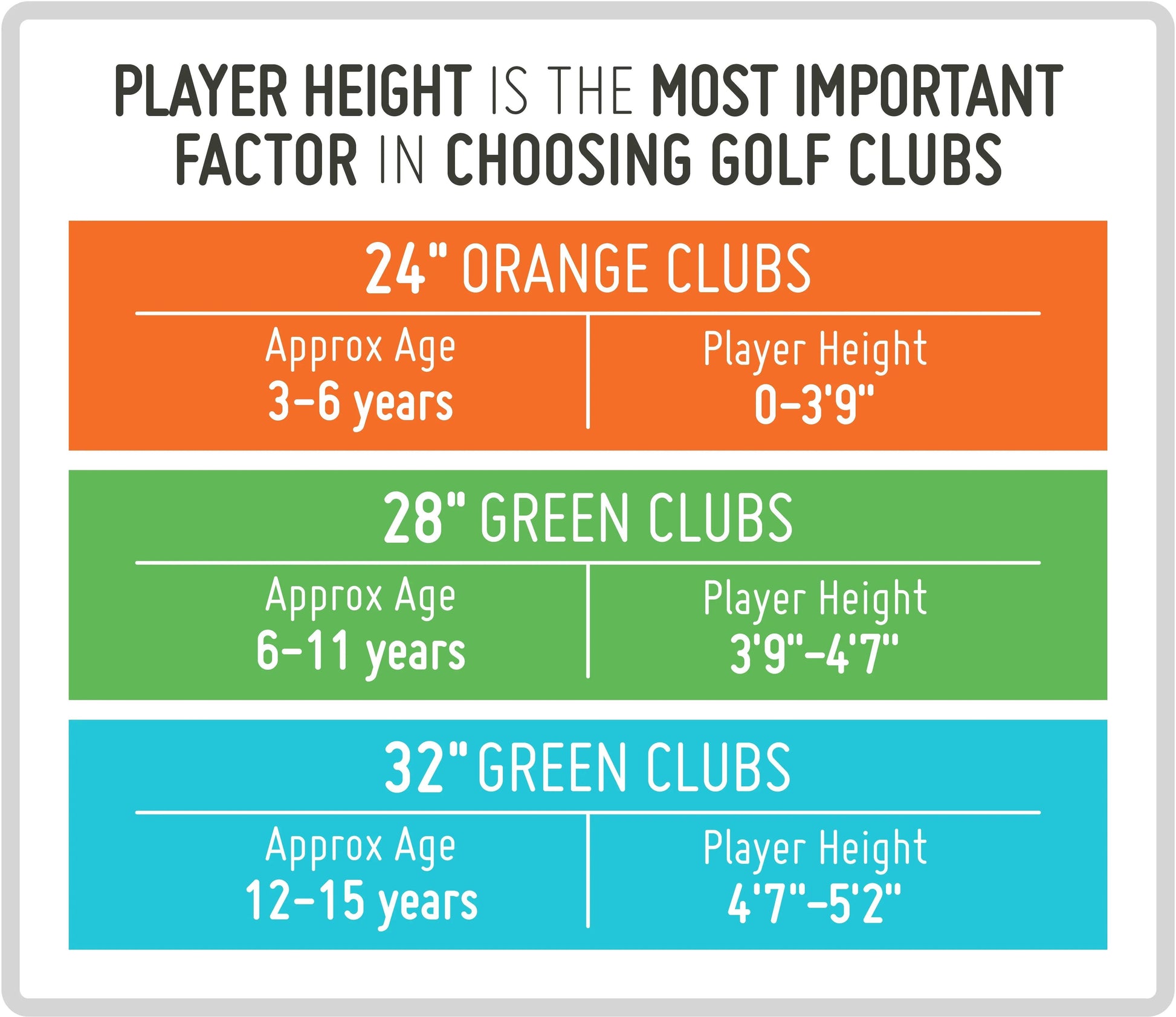 FirstTeeImageUpdates_SIZECHART - GOLF LEAGUE