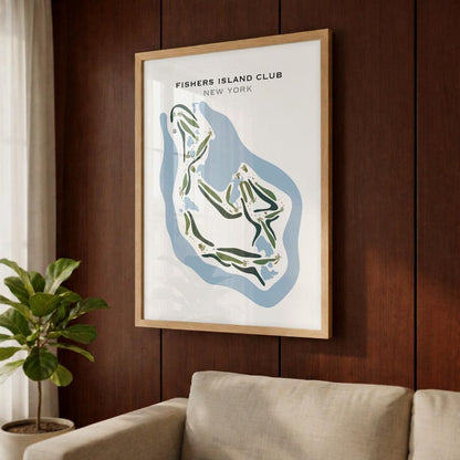 Fishers Island Club, New York - Printed Golf Courses