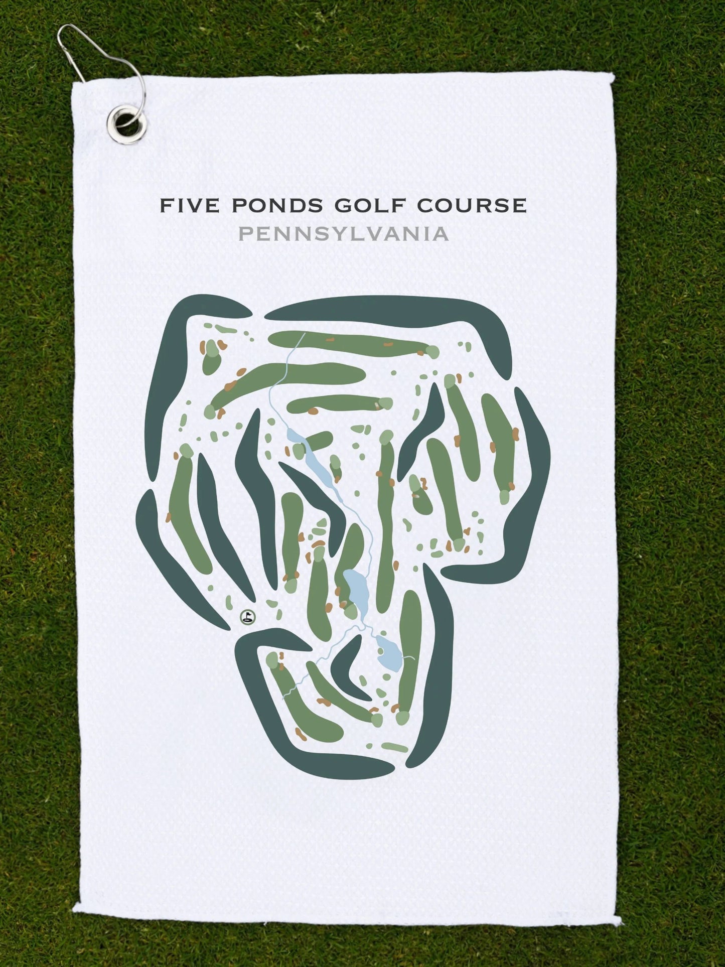 Five Ponds Golf Course, Pennsylvania - Printed Golf Courses