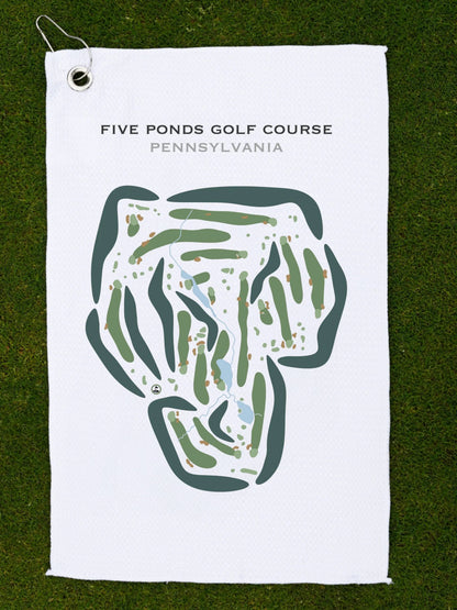 Five Ponds Golf Course, Pennsylvania - Printed Golf Courses