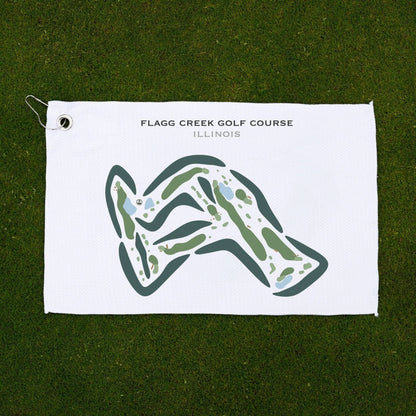 Flagg Creek Golf Course, Illinois - Printed Golf Courses