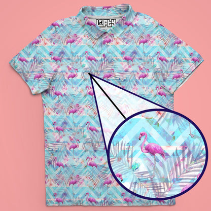 Florida Man | Floral/Flamingo Golf Polo for Men
