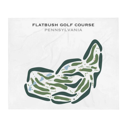 Flatbush Golf Course, Pennsylvania - Printed Golf Courses
