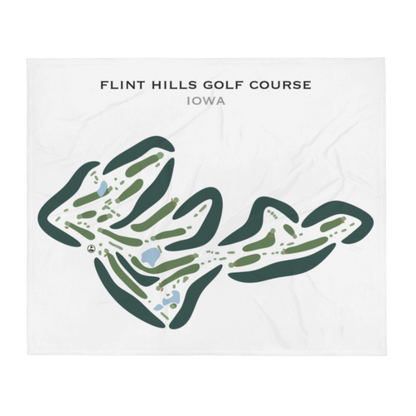 Flint Hills Golf Course, Iowa - Printed Golf Courses
