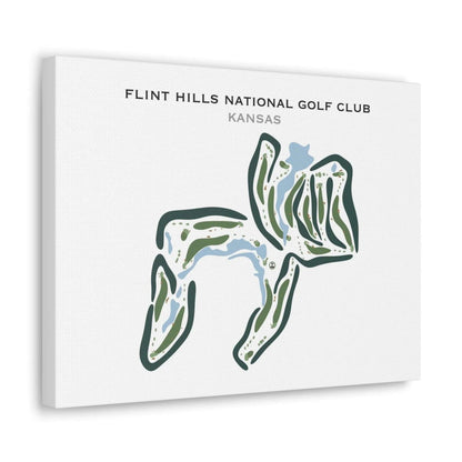 Flint Hills National Golf Club, Kansas - Printed Golf Courses