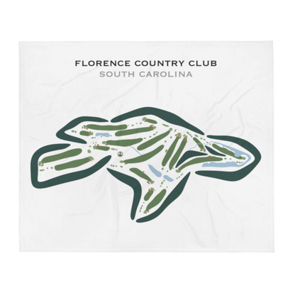 Florence Country Club, South Carolina - Printed Golf Courses