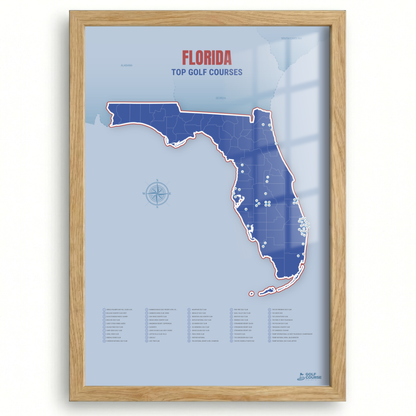 Map of Florida Golf Courses