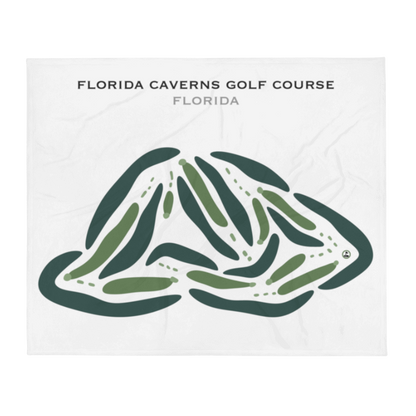Florida Caverns Golf Course, Florida - Printed Golf Courses