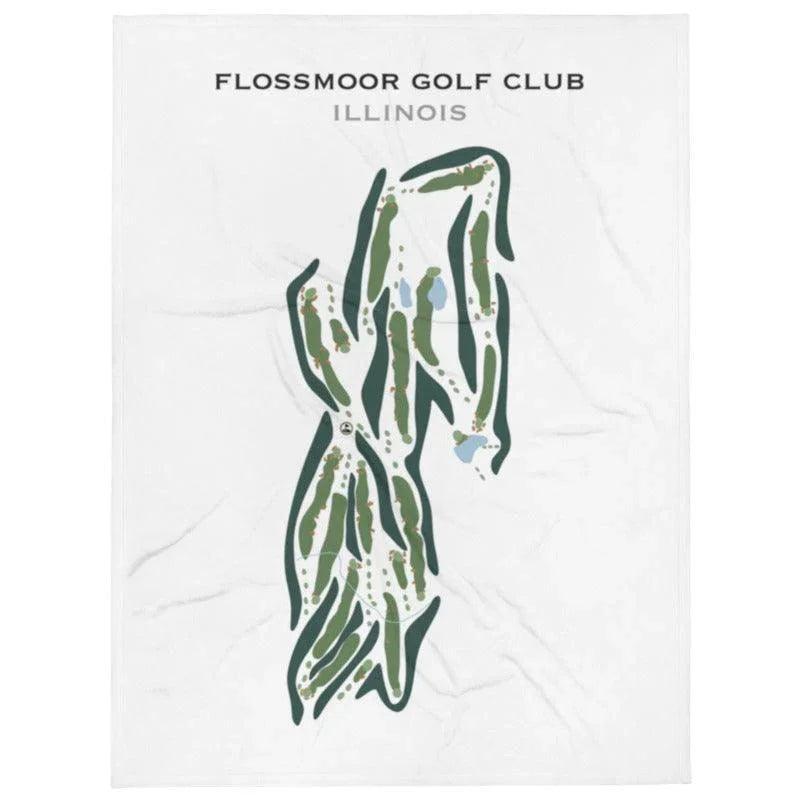 Flossmoor Golf Club, Illinois - Printed Golf Courses