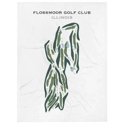 Flossmoor Golf Club, Illinois - Printed Golf Courses