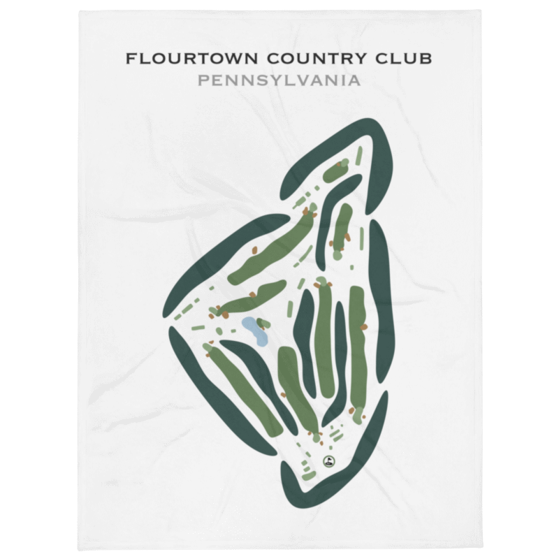 Flourtown Country Club, Florida - Printed Golf Courses