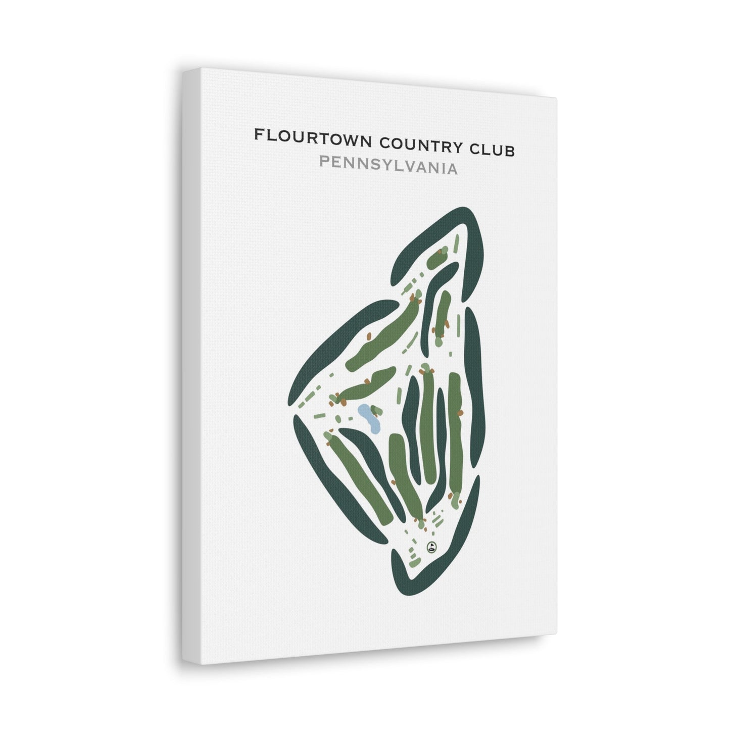 Flourtown Country Club, Florida - Printed Golf Courses