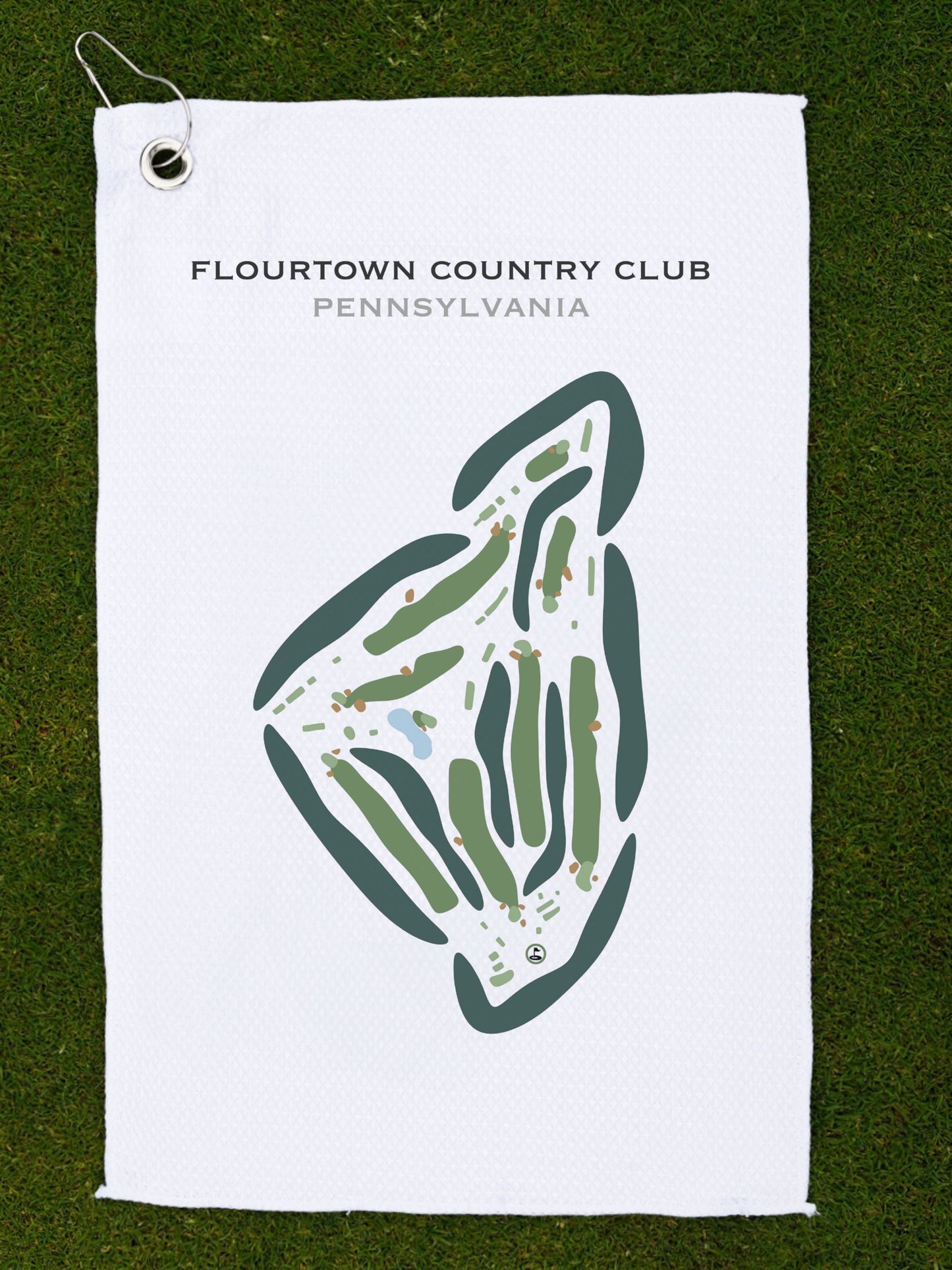 Flourtown Country Club, Pennsylvania - Printed Golf Courses