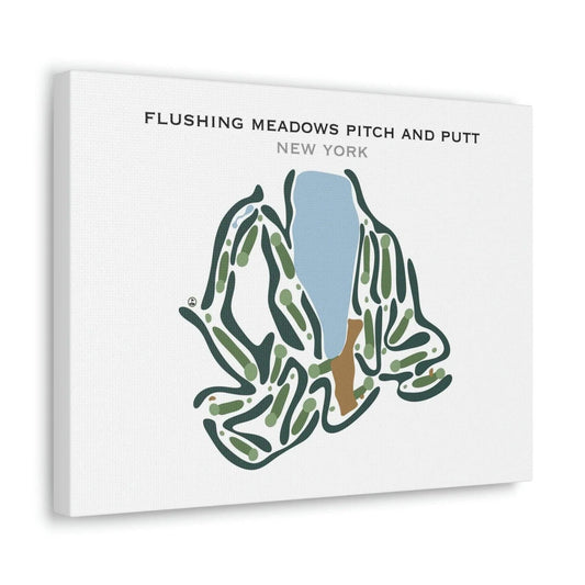 Flushing Meadows Pitch & Putt, New York - Printed Golf Courses