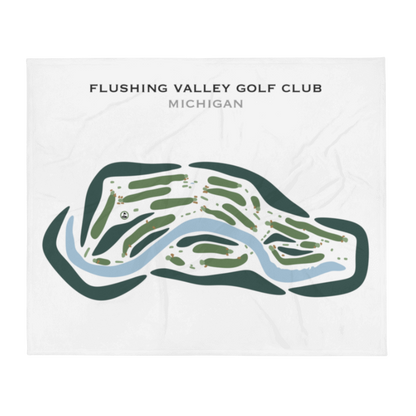 Flushing Valley Golf Club, Michigan - Printed Golf Courses