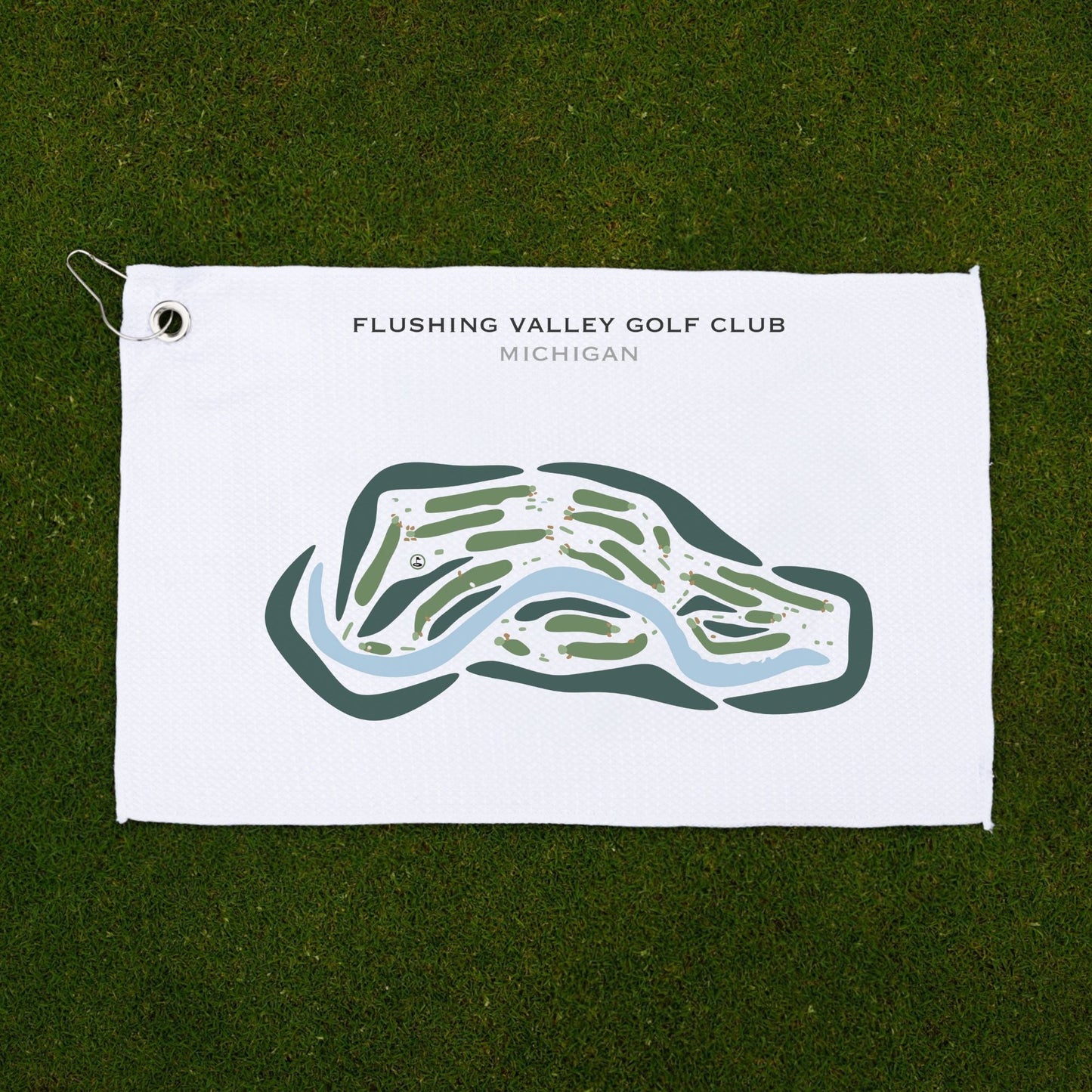Flushing Valley Golf Club, Michigan - Printed Golf Courses