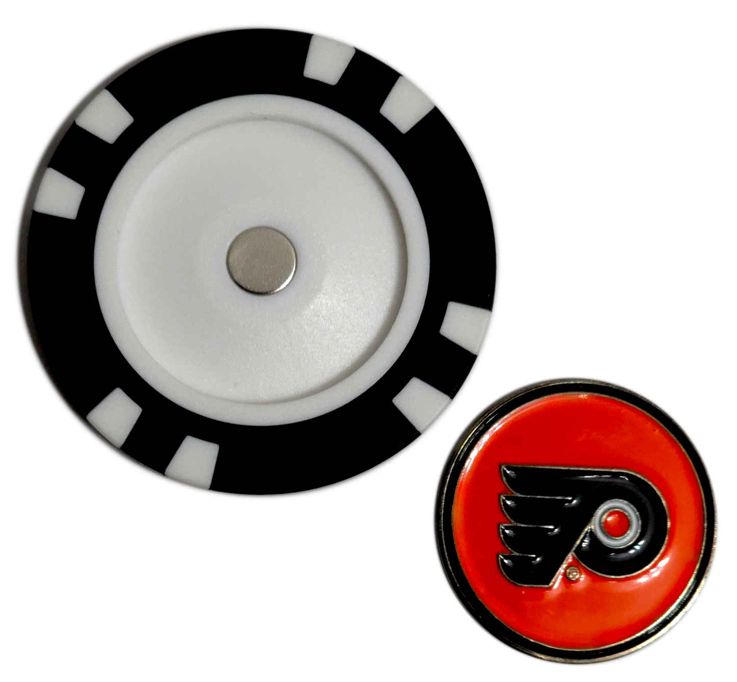 Officially Licensed Philadelphia Flyers Poker Chip Golf Ball Marker