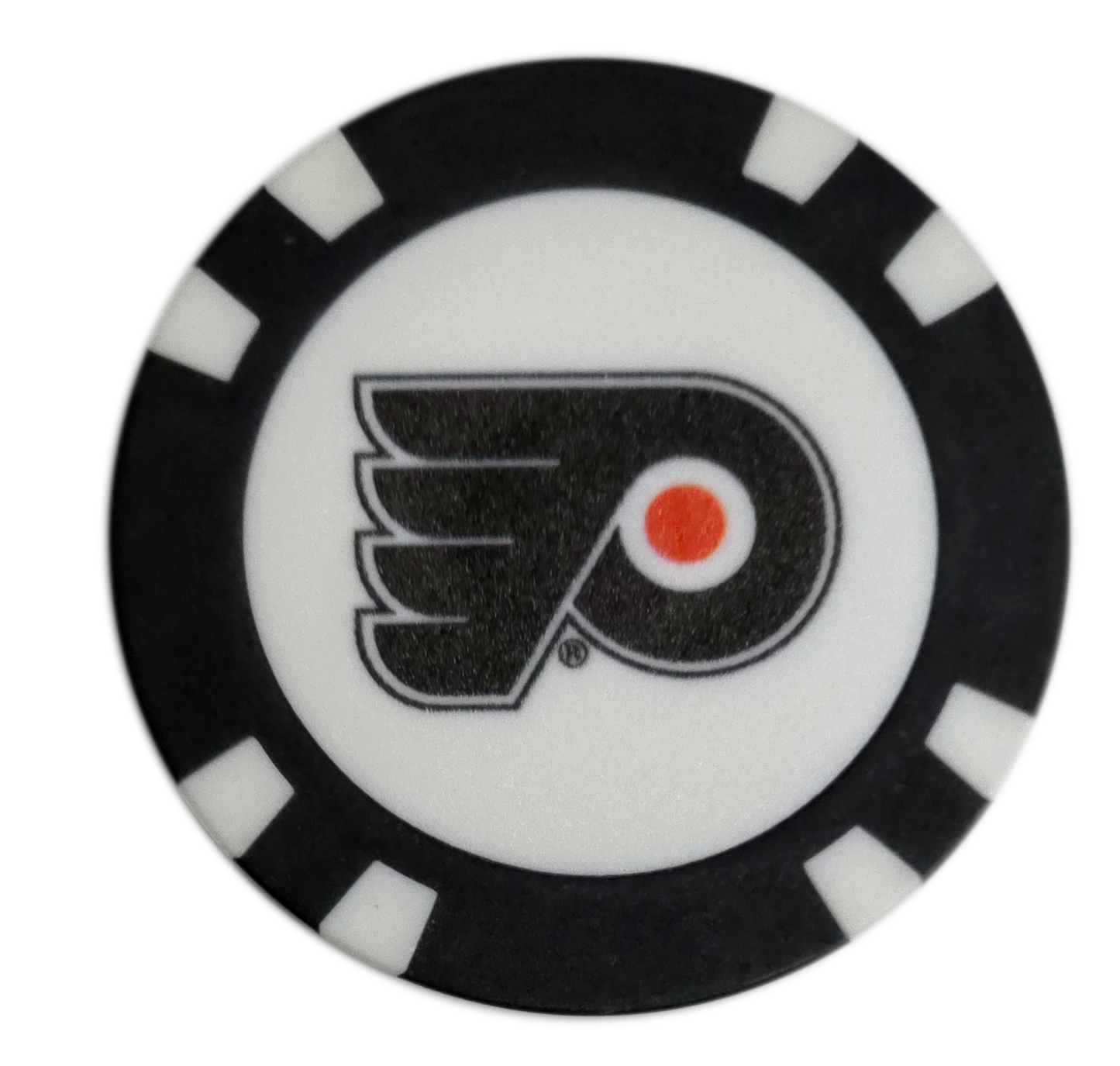 Officially Licensed Philadelphia Flyers Poker Chip Golf Ball Marker