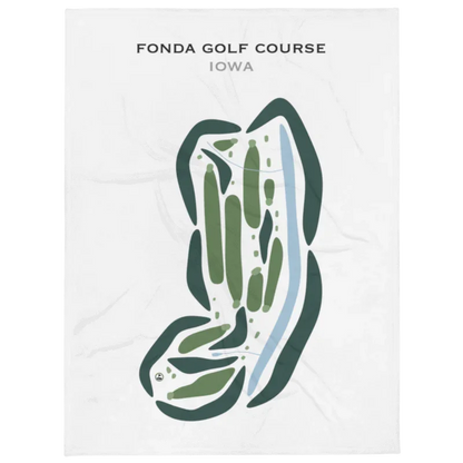 Fonda Golf Course, Iowa - Printed Golf Courses