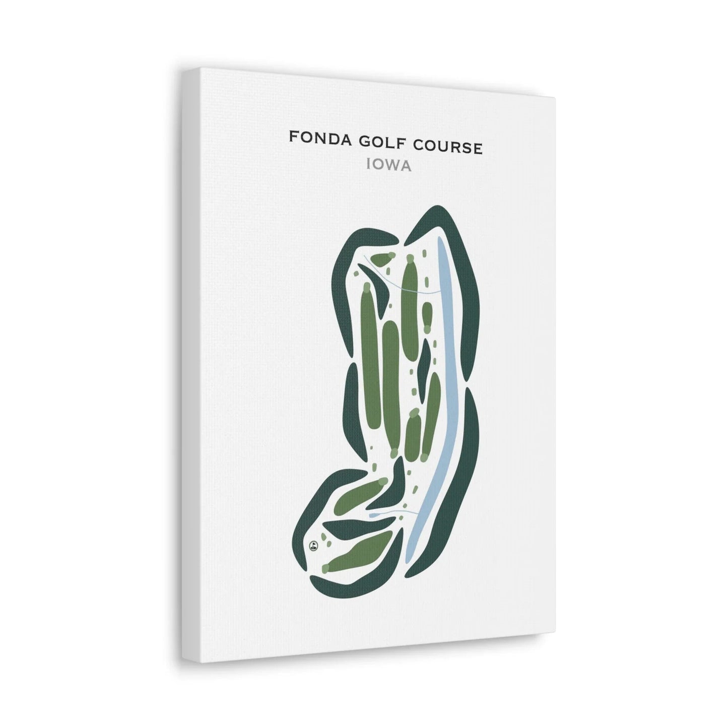 Fonda Golf Course, Iowa - Printed Golf Courses
