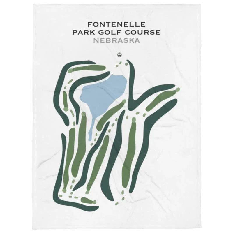 Fontenelle Park Golf Course, Nebraska - Printed Golf Course