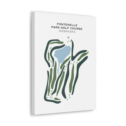 Fontenelle Park Golf Course, Nebraska - Printed Golf Course
