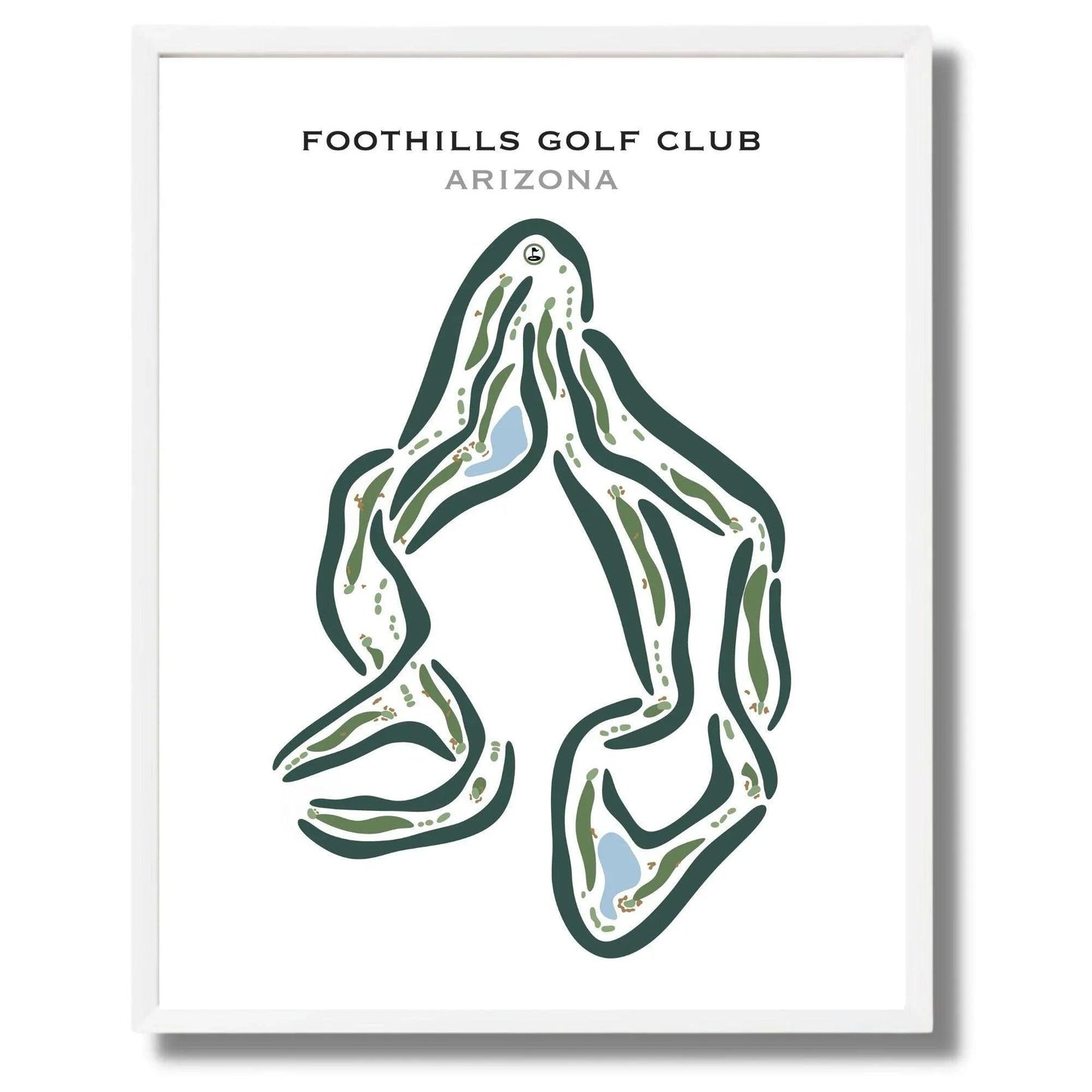 Foothills Golf Club, Arizona - Printed Golf Courses