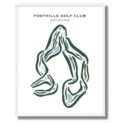 Foothills Golf Club, Arizona - Printed Golf Courses