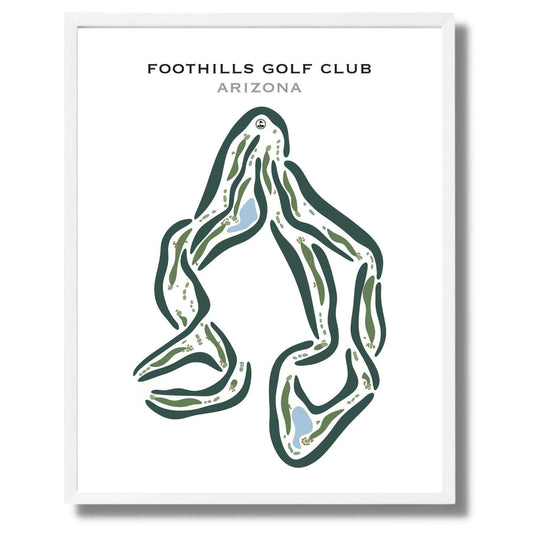 Foothills Golf Club, Arizona - Printed Golf Courses