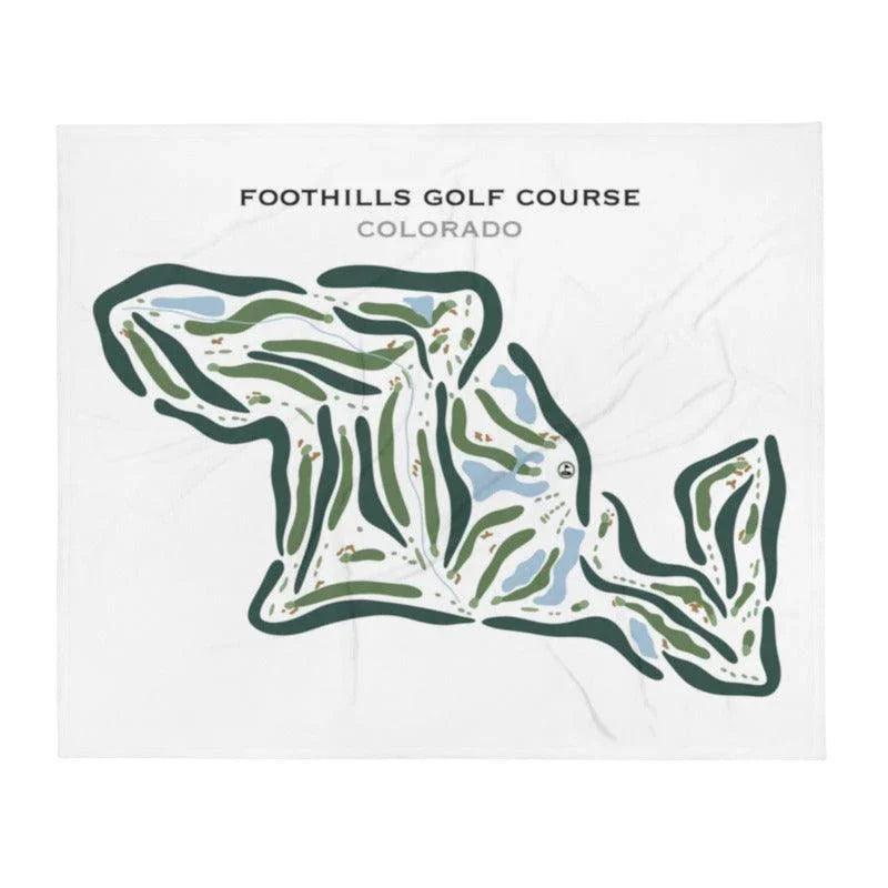 Foothills Golf Course, Colorado - Printed Golf Course