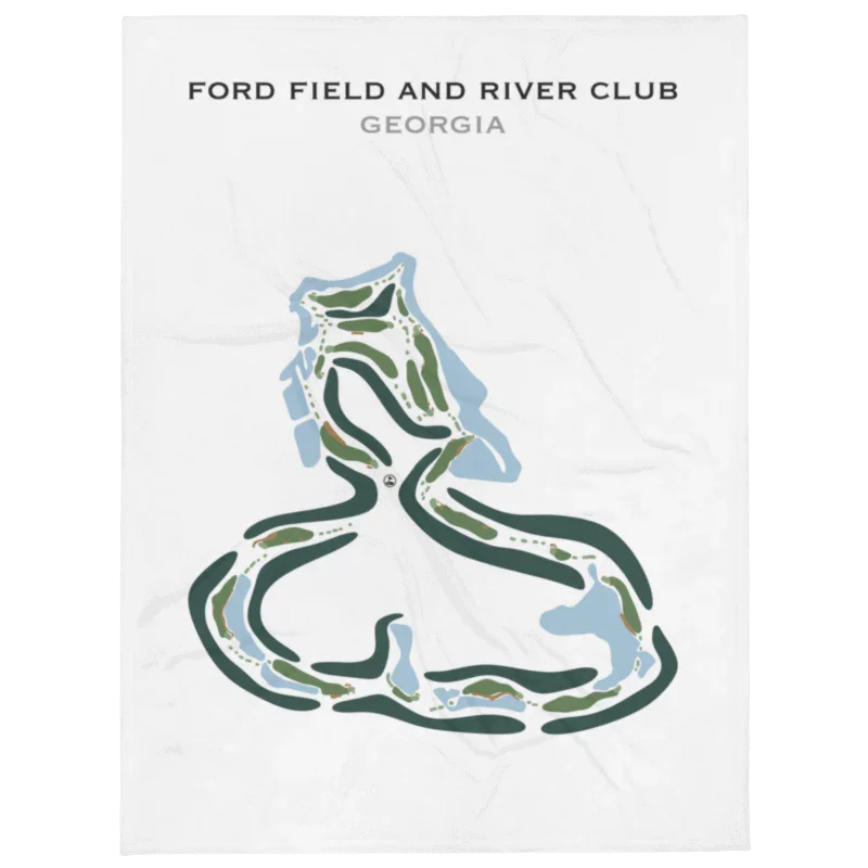 Ford Field & River Club, Georgia - Printed Golf Courses