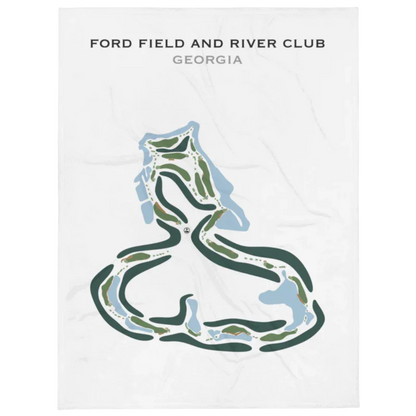 Ford Field & River Club, Georgia - Printed Golf Courses