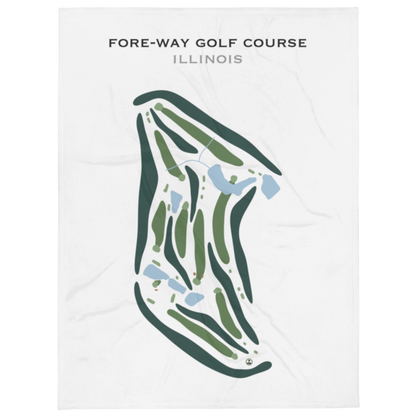 Fore-Way Golf Course, Illinois - Printed Golf Courses