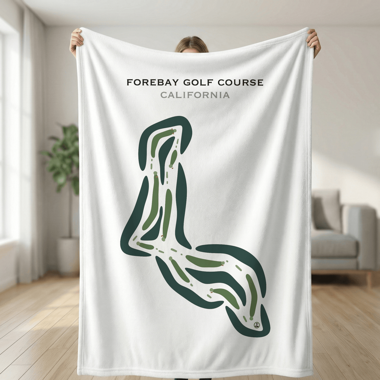 Forebay Golf Course, California - Printed Golf Courses
